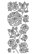 Starform Peel Off Sticker - Roses