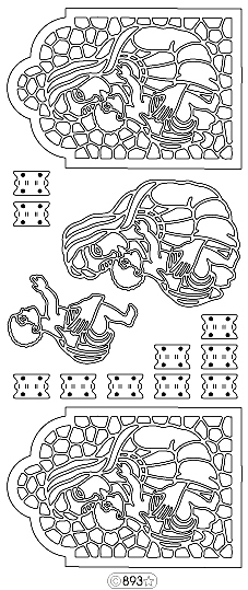 Starform Peel Off Outline Sticker