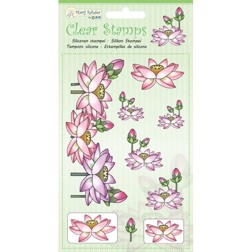 Marij Rahder Clear Stamps Lotus (9pcs)