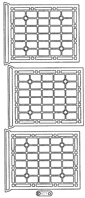 Starform Peel Off Outline Sticker - Doors 1