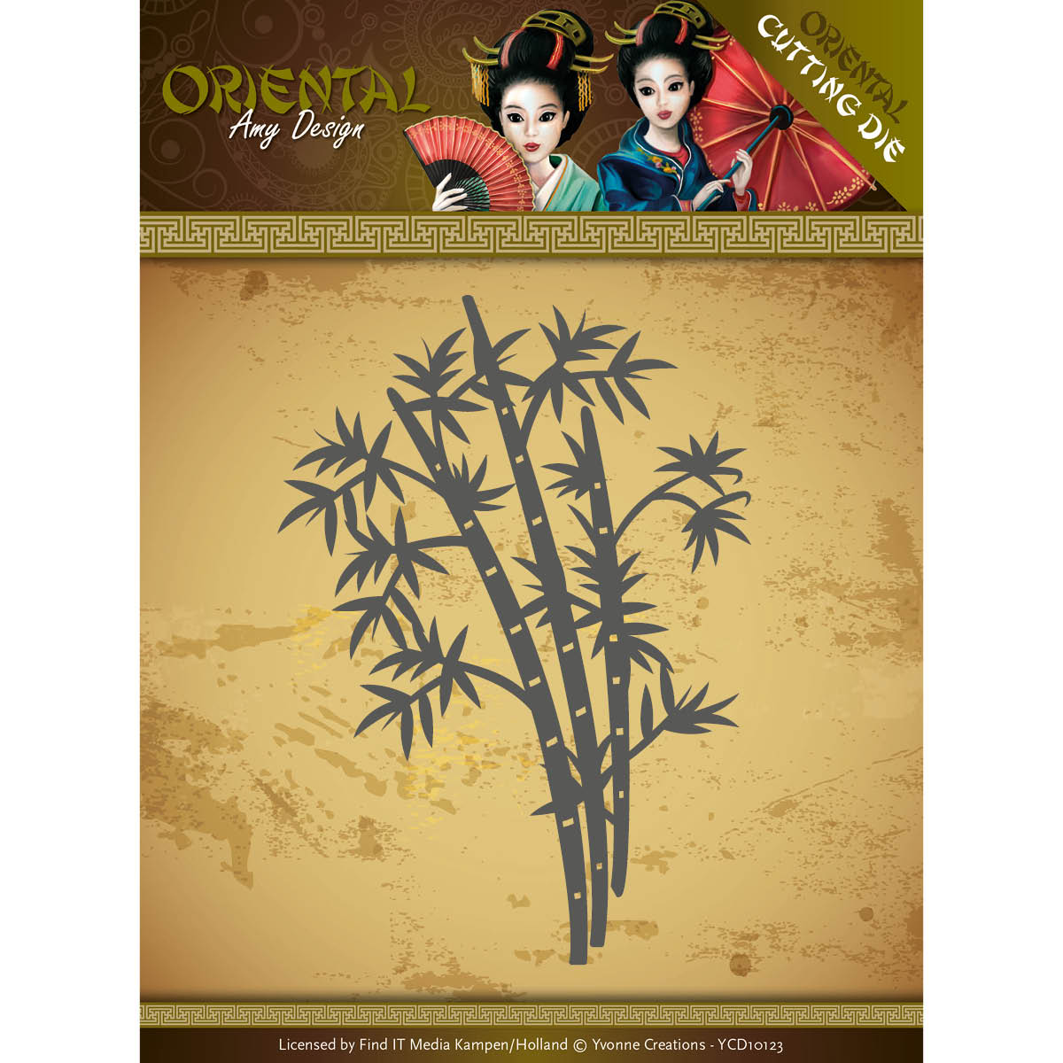Amy Design Oriental Cutting Die - Bamboo