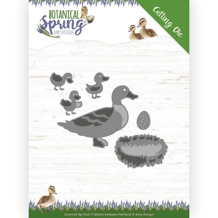 Amy Design Botanical Spring Cutting Die - Some Ducks