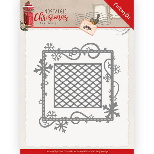 Amy Design Nostalgic Christmas Cutting Die - Snowflake Frame