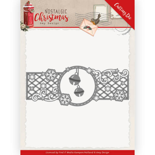 Amy Design Nostalgic Christmas Cutting Die - Christmas Bells Border