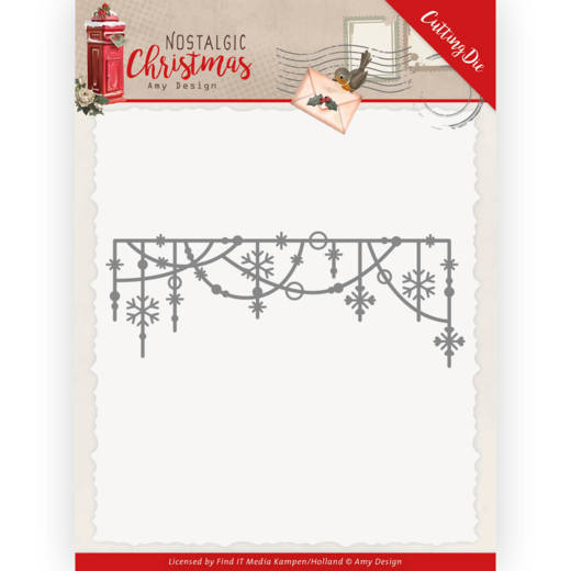 Amy Design Nostalgic Christmas Cutting Die - Hanging Snowflakes