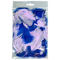 Mix Feathers - Royal Blue and Lilac 5grams