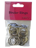 Crafts Too Binder Rings 20pcs 3/4
