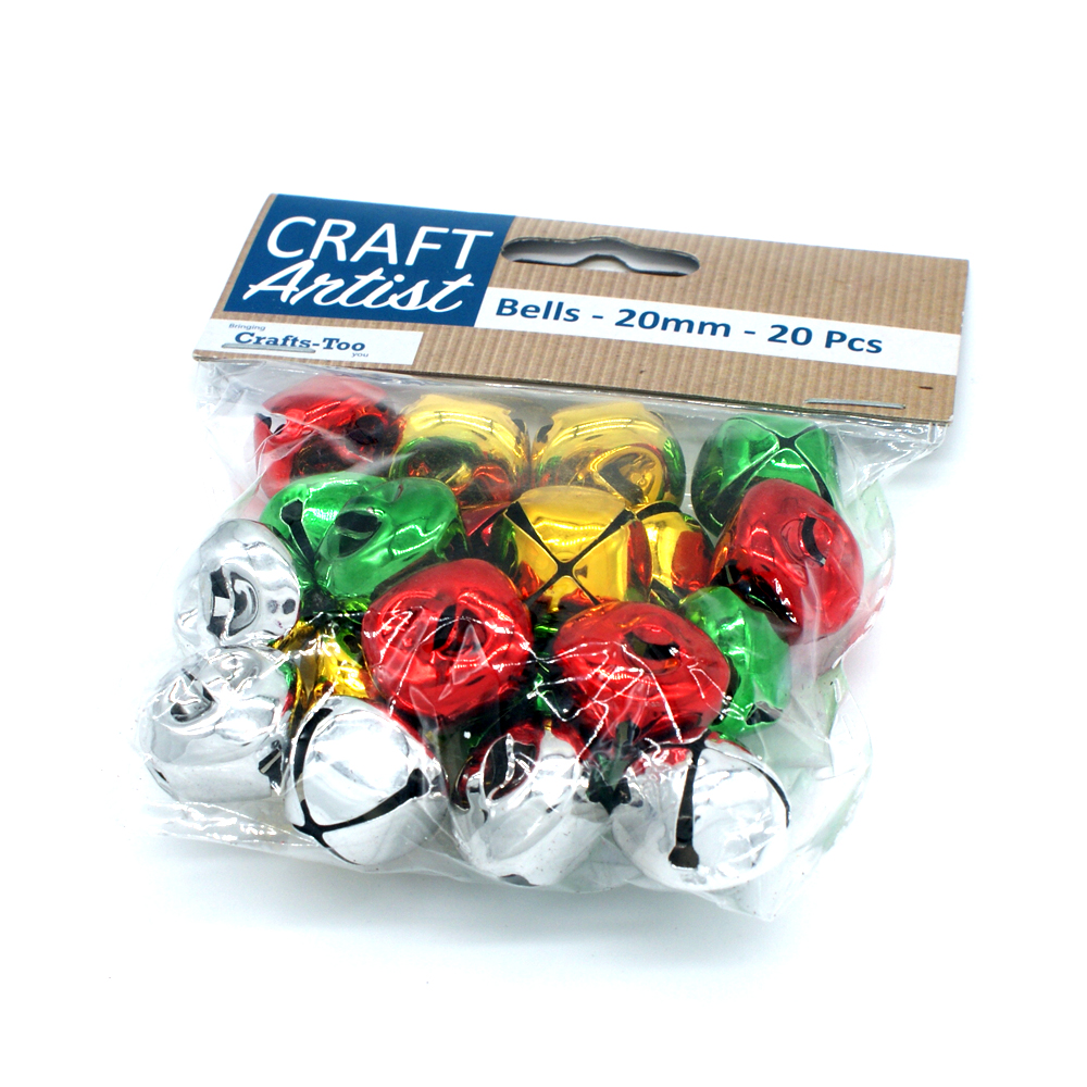 Craft Artist Jingle Bells 20mm (20pcs)