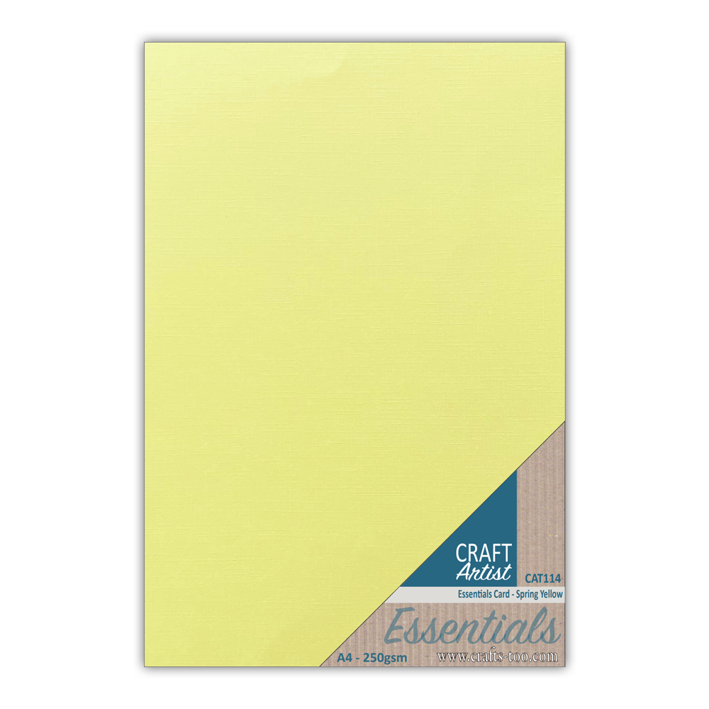 Craft Artist Essential Card - Spring Yellow