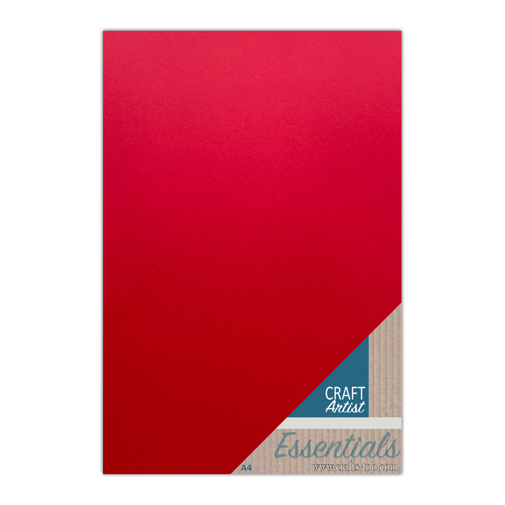 Craft Artist Essential Card - Christmas Red