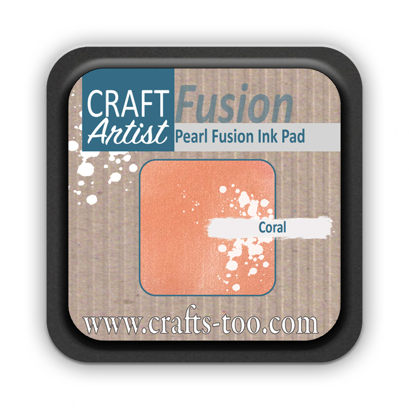 Craft Artist Pearl Fusion Ink Pad - Coral