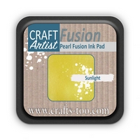 NEW Craft Artist Pearl Fusion Ink Pad - Sunlight