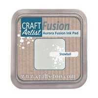 NEW Craft Artist Aurora Fusion Ink Pad - Snowball