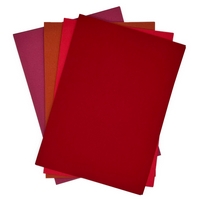 NEW Craft Artist Canvas Card - Deep Reds