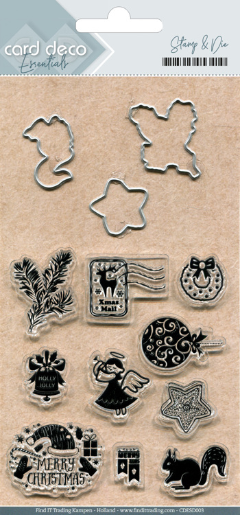 Card Deco Essentials Clear Stamp and Cutting Die