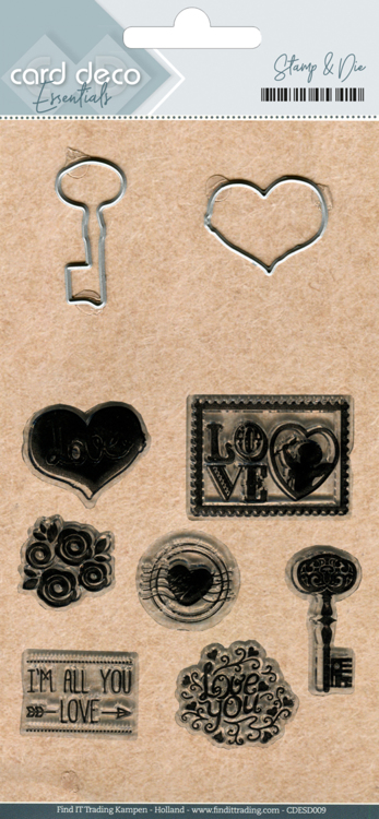 Card Deco Essentials Clear Stamp and Cutting Die