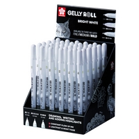 Sakura Gelly Roll Pens - Bright White (36pcs)