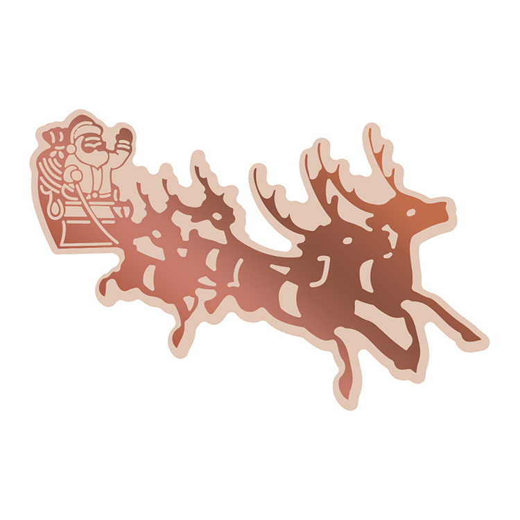 20% OFF Highland Christmas Collection Cut, Foil and Emboss Die - Santa's Sleigh (1pc)