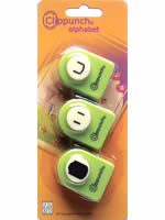 SALE 85% OFF Nellie Snellen Alphabet Clip Punch Set - Tag 3pcs