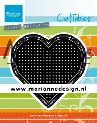 Marianne Design Craftable - Cross Stitch Heart