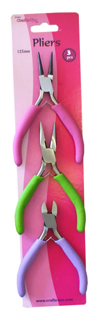 Crafts Too Pliers Set of 3 125mm