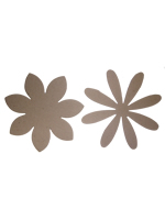 Crafts Too Chipboard Flowers - 8cm, 2 designs, 20pcs