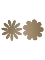 Crafts Too Chipboard Flowers - 8cm, 2 designs, 20pcs