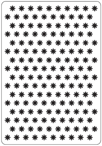 SPECIAL OFFER 50% OFF Crafts Too Embossing Folder (approx 10.5cm x 15cm) - Small Flowers 