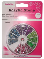 Crafts Too Acrylic Stones Wheel - Pastel Set