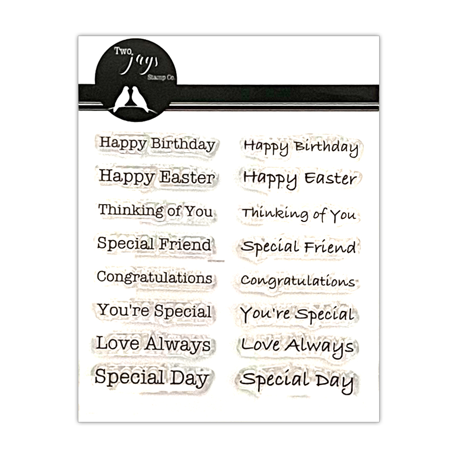 Two Jays Stamps - Simple Sayings (16pcs)