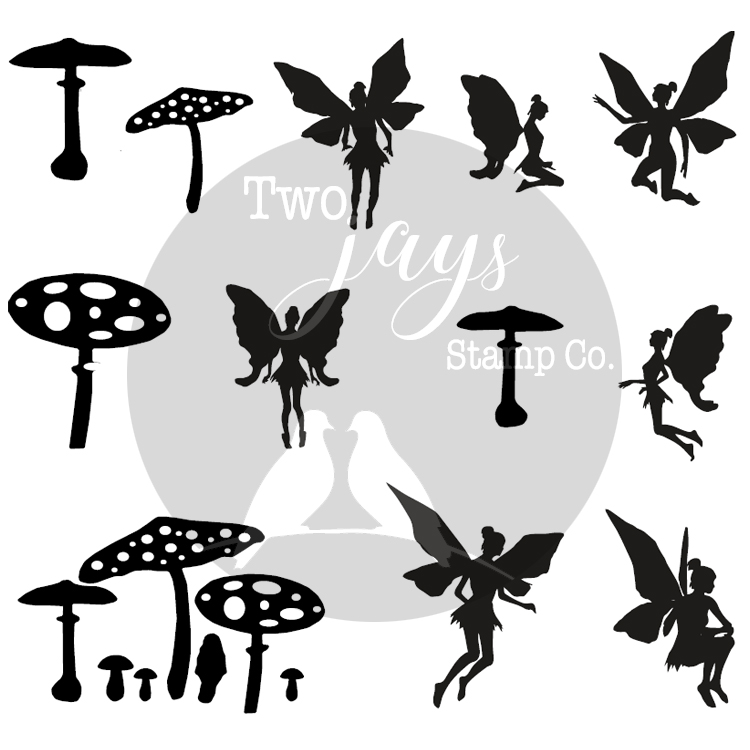 Two Jays Finger Stamps - Fairies (12pcs)