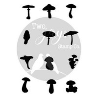 Two Jays Finger Stamps - Toadstools (12pcs)