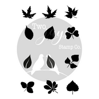 Two Jays Finger Stamps - Spring Leaves (12pcs)