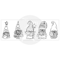 Two Jays Stamps - Gnome Row (5pcs)