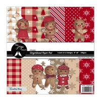 NEW Two Jays Stamps Paper Pad - Gingerbread