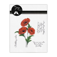 Two Jays Stamps - Simple Poppies Two Jays Stamps - Simple Poppies