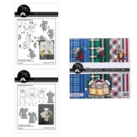 Two Jays Stamps Cutting Die - Small Mice & Singing Mice + FREE CTJJ217 PAPER PAD