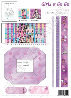 Design House Double Take Papers - Girls A Go Go 'Girly Days'