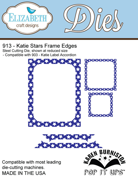 75% OFF  Elizabeth Craft Designs - Katie Stars Frame Edges