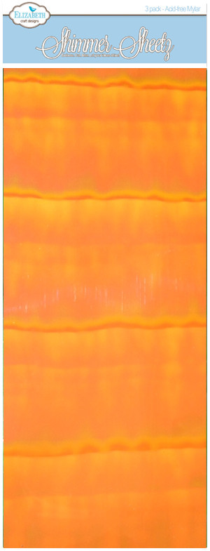 75% OFF  Elizabeth Craft Designs - Shimmer Sheet Orange Iris - 3 Pack