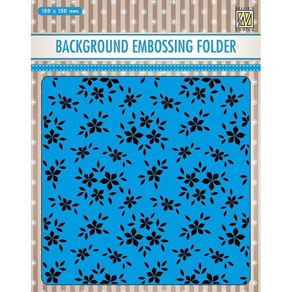 NEW Nellie Snellen 3D Embossing Folder - Background Small Flowers