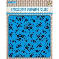 NEW Nellie Snellen 3D Embossing Folder - Background Small Flowers