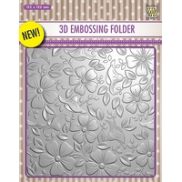 Nellie Snellen 3D Embossing Folder - Flowers 3