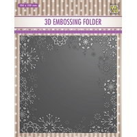 Nellie Snellen 3D Embossing Folder - Snowflake Frame