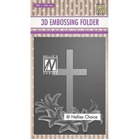 Nellie Snellen 3D Embossing Folder - Cross 2