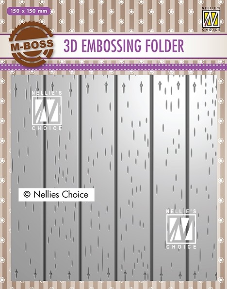 Nellie Snellen 3D Embossing Folder - Stripe Pattern 2