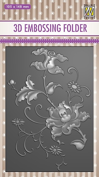 Nellie Snellen 3D Embossing Folder - Exotic Flower