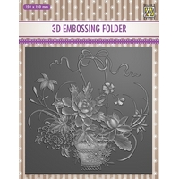 Nellie Snellen 3D Embossing Folder - Flower Bouquet