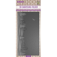 Nellie Snellen 3D Embossing Folder Slimline - Snowy Landscape