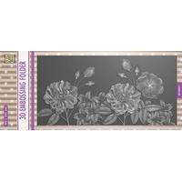 NEW Nellie Snellen 3D Embossing Folder Slimline - Wild Roses